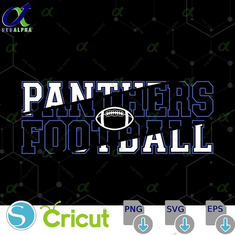 Panthers Mascot Svg Png Panthers Football Svg Varsity Panthers Shirt School Spirit Mascot Svg Football Cheer Sublimation Football Mom